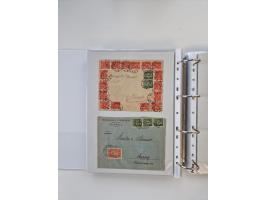1920/23, umfangreiche Sammlung mit über 4600 Briefen, Karten und Ganzsachen. Dabei interessante Frankaturen, Blockeinheiten, 