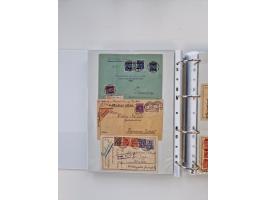 1920/23, umfangreiche Sammlung mit über 4600 Briefen, Karten und Ganzsachen. Dabei interessante Frankaturen, Blockeinheiten, 