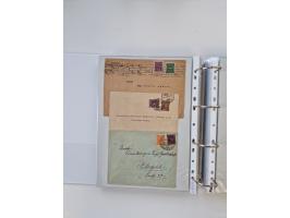 1920/23, umfangreiche Sammlung mit über 4600 Briefen, Karten und Ganzsachen. Dabei interessante Frankaturen, Blockeinheiten, 