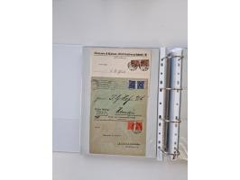 1920/23, umfangreiche Sammlung mit über 4600 Briefen, Karten und Ganzsachen. Dabei interessante Frankaturen, Blockeinheiten, 