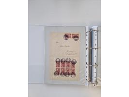 1920/23, umfangreiche Sammlung mit über 4600 Briefen, Karten und Ganzsachen. Dabei interessante Frankaturen, Blockeinheiten, 