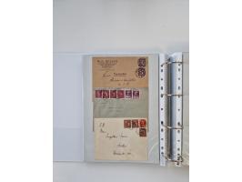 1920/23, umfangreiche Sammlung mit über 4600 Briefen, Karten und Ganzsachen. Dabei interessante Frankaturen, Blockeinheiten, 