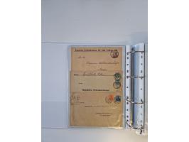 1920/23, umfangreiche Sammlung mit über 4600 Briefen, Karten und Ganzsachen. Dabei interessante Frankaturen, Blockeinheiten, 
