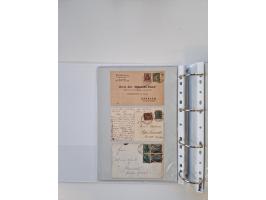 1920/23, umfangreiche Sammlung mit über 4600 Briefen, Karten und Ganzsachen. Dabei interessante Frankaturen, Blockeinheiten, 