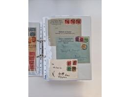 1920/23, umfangreiche Sammlung mit über 4600 Briefen, Karten und Ganzsachen. Dabei interessante Frankaturen, Blockeinheiten, 