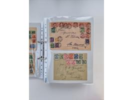 1920/23, umfangreiche Sammlung mit über 4600 Briefen, Karten und Ganzsachen. Dabei interessante Frankaturen, Blockeinheiten, 