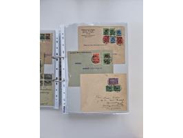 1920/23, umfangreiche Sammlung mit über 4600 Briefen, Karten und Ganzsachen. Dabei interessante Frankaturen, Blockeinheiten, 