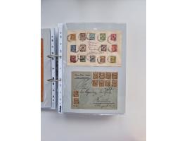 1920/23, umfangreiche Sammlung mit über 4600 Briefen, Karten und Ganzsachen. Dabei interessante Frankaturen, Blockeinheiten, 