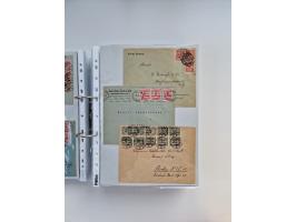 1920/23, umfangreiche Sammlung mit über 4600 Briefen, Karten und Ganzsachen. Dabei interessante Frankaturen, Blockeinheiten, 