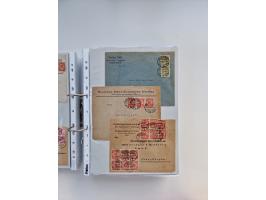 1920/23, umfangreiche Sammlung mit über 4600 Briefen, Karten und Ganzsachen. Dabei interessante Frankaturen, Blockeinheiten, 