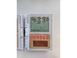 1920/23, umfangreiche Sammlung mit über 4600 Briefen, Karten und Ganzsachen. Dabei interessante Frankaturen, Blockeinheiten, 