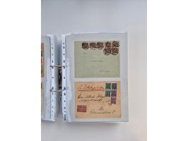 1920/23, umfangreiche Sammlung mit über 4600 Briefen, Karten und Ganzsachen. Dabei interessante Frankaturen, Blockeinheiten, 