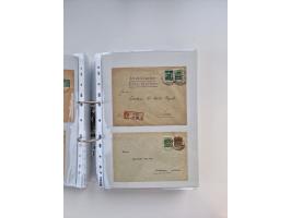 1920/23, umfangreiche Sammlung mit über 4600 Briefen, Karten und Ganzsachen. Dabei interessante Frankaturen, Blockeinheiten, 