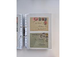 1920/23, umfangreiche Sammlung mit über 4600 Briefen, Karten und Ganzsachen. Dabei interessante Frankaturen, Blockeinheiten, 