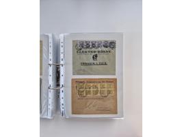 1920/23, umfangreiche Sammlung mit über 4600 Briefen, Karten und Ganzsachen. Dabei interessante Frankaturen, Blockeinheiten, 