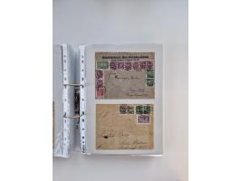 1920/23, umfangreiche Sammlung mit über 4600 Briefen, Karten und Ganzsachen. Dabei interessante Frankaturen, Blockeinheiten, 