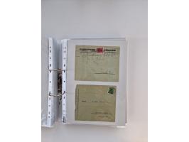 1920/23, umfangreiche Sammlung mit über 4600 Briefen, Karten und Ganzsachen. Dabei interessante Frankaturen, Blockeinheiten, 