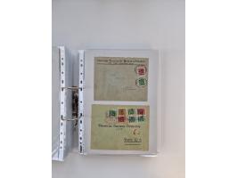 1920/23, umfangreiche Sammlung mit über 4600 Briefen, Karten und Ganzsachen. Dabei interessante Frankaturen, Blockeinheiten, 