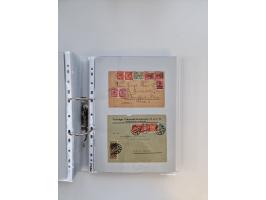 1920/23, umfangreiche Sammlung mit über 4600 Briefen, Karten und Ganzsachen. Dabei interessante Frankaturen, Blockeinheiten, 