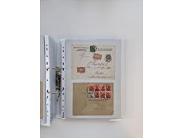 1920/23, umfangreiche Sammlung mit über 4600 Briefen, Karten und Ganzsachen. Dabei interessante Frankaturen, Blockeinheiten, 