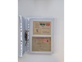 1920/23, umfangreiche Sammlung mit über 4600 Briefen, Karten und Ganzsachen. Dabei interessante Frankaturen, Blockeinheiten, 