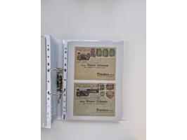 1920/23, umfangreiche Sammlung mit über 4600 Briefen, Karten und Ganzsachen. Dabei interessante Frankaturen, Blockeinheiten, 