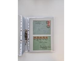 1920/23, umfangreiche Sammlung mit über 4600 Briefen, Karten und Ganzsachen. Dabei interessante Frankaturen, Blockeinheiten, 