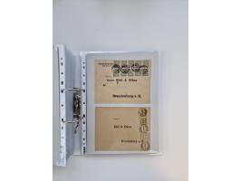 1920/23, umfangreiche Sammlung mit über 4600 Briefen, Karten und Ganzsachen. Dabei interessante Frankaturen, Blockeinheiten, 