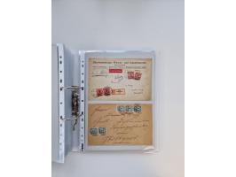 1920/23, umfangreiche Sammlung mit über 4600 Briefen, Karten und Ganzsachen. Dabei interessante Frankaturen, Blockeinheiten, 