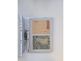 1920/23, umfangreiche Sammlung mit über 4600 Briefen, Karten und Ganzsachen. Dabei interessante Frankaturen, Blockeinheiten, 
