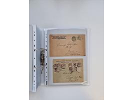 1920/23, umfangreiche Sammlung mit über 4600 Briefen, Karten und Ganzsachen. Dabei interessante Frankaturen, Blockeinheiten, 