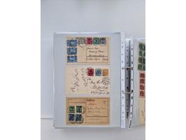 1920/23, umfangreiche Sammlung mit über 4600 Briefen, Karten und Ganzsachen. Dabei interessante Frankaturen, Blockeinheiten, 