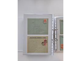 1920/23, umfangreiche Sammlung mit über 4600 Briefen, Karten und Ganzsachen. Dabei interessante Frankaturen, Blockeinheiten, 
