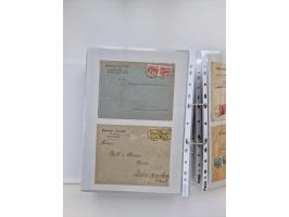 1920/23, umfangreiche Sammlung mit über 4600 Briefen, Karten und Ganzsachen. Dabei interessante Frankaturen, Blockeinheiten, 