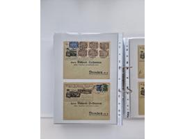 1920/23, umfangreiche Sammlung mit über 4600 Briefen, Karten und Ganzsachen. Dabei interessante Frankaturen, Blockeinheiten, 