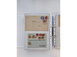 1920/23, umfangreiche Sammlung mit über 4600 Briefen, Karten und Ganzsachen. Dabei interessante Frankaturen, Blockeinheiten, 