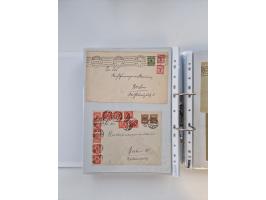 1920/23, umfangreiche Sammlung mit über 4600 Briefen, Karten und Ganzsachen. Dabei interessante Frankaturen, Blockeinheiten, 