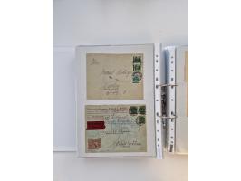 1920/23, umfangreiche Sammlung mit über 4600 Briefen, Karten und Ganzsachen. Dabei interessante Frankaturen, Blockeinheiten, 
