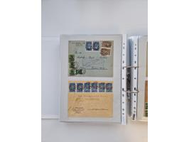 1920/23, umfangreiche Sammlung mit über 4600 Briefen, Karten und Ganzsachen. Dabei interessante Frankaturen, Blockeinheiten, 