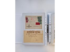 1920/23, umfangreiche Sammlung mit über 4600 Briefen, Karten und Ganzsachen. Dabei interessante Frankaturen, Blockeinheiten, 