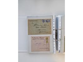 1920/23, umfangreiche Sammlung mit über 4600 Briefen, Karten und Ganzsachen. Dabei interessante Frankaturen, Blockeinheiten, 