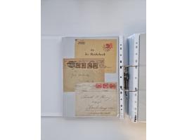 1920/23, umfangreiche Sammlung mit über 4600 Briefen, Karten und Ganzsachen. Dabei interessante Frankaturen, Blockeinheiten, 