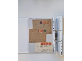 1920/23, umfangreiche Sammlung mit über 4600 Briefen, Karten und Ganzsachen. Dabei interessante Frankaturen, Blockeinheiten, 