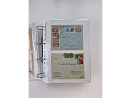 1920/23, umfangreiche Sammlung mit über 4600 Briefen, Karten und Ganzsachen. Dabei interessante Frankaturen, Blockeinheiten, 