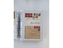 1920/23, umfangreiche Sammlung mit über 4600 Briefen, Karten und Ganzsachen. Dabei interessante Frankaturen, Blockeinheiten, 