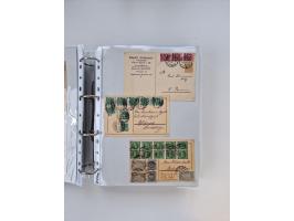 1920/23, umfangreiche Sammlung mit über 4600 Briefen, Karten und Ganzsachen. Dabei interessante Frankaturen, Blockeinheiten, 