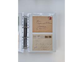 1920/23, umfangreiche Sammlung mit über 4600 Briefen, Karten und Ganzsachen. Dabei interessante Frankaturen, Blockeinheiten, 