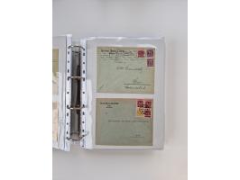 1920/23, umfangreiche Sammlung mit über 4600 Briefen, Karten und Ganzsachen. Dabei interessante Frankaturen, Blockeinheiten, 
