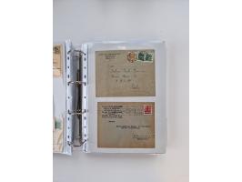 1920/23, umfangreiche Sammlung mit über 4600 Briefen, Karten und Ganzsachen. Dabei interessante Frankaturen, Blockeinheiten, 