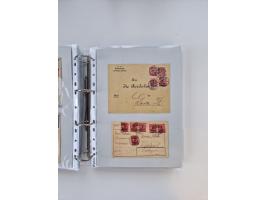 1920/23, umfangreiche Sammlung mit über 4600 Briefen, Karten und Ganzsachen. Dabei interessante Frankaturen, Blockeinheiten, 